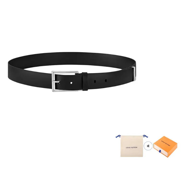 LOUIS VUITTON Кожаный мужской ремень черный шириной 3.5 см, Black
LOUIS VUITTON Кожаный мужской ремень черный шириной 3.5 см, Black