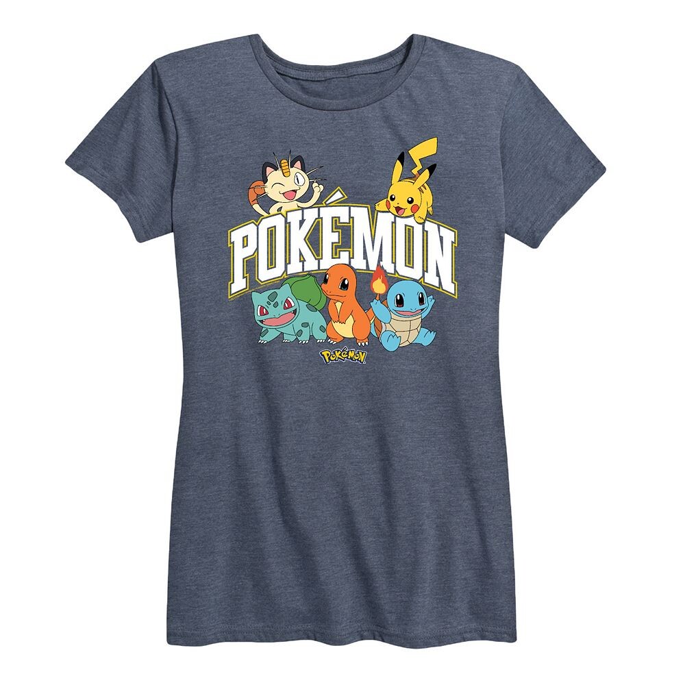 Женская спортивная футболка с рисунком Pokemon Licensed Character, цвет Heather Blue
Женская спортивная футболка с рисунком Pokemon Licensed Character, цвет Heather Blue