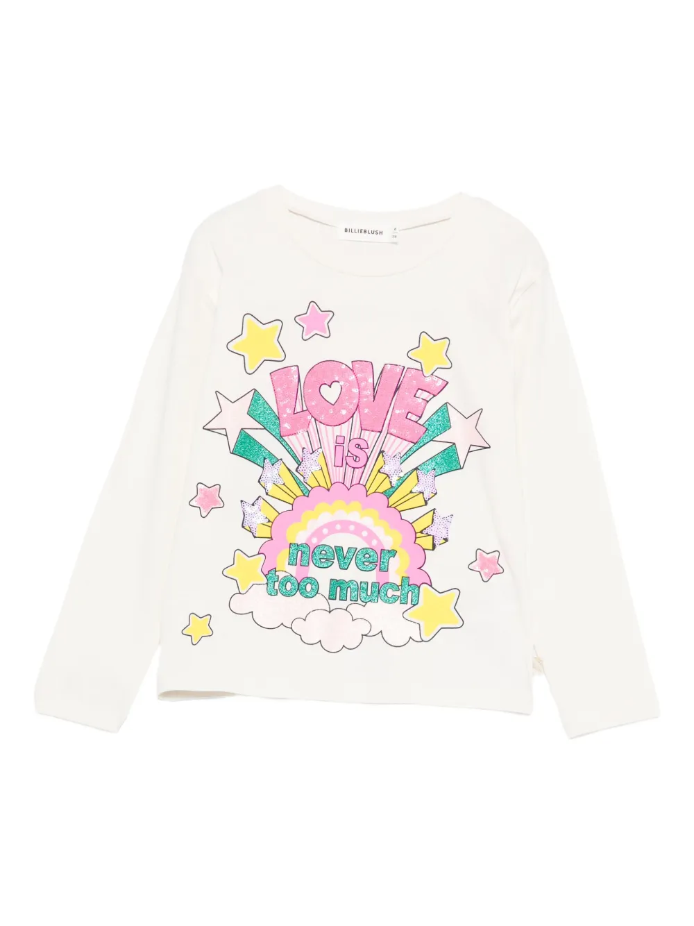 Футболка с графическим принтом и украшением из пайеток Billieblush, белый
Футболка с графическим принтом и украшением из пайеток Billieblush, белый