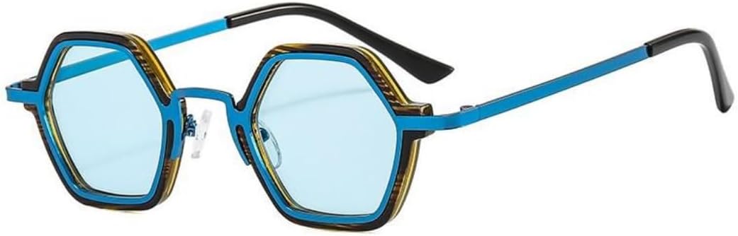 Ретро-солнцезащитные очки в форме многоугольника и квадрата для женщин, модные, с прозрачными линзами цвета океана, для мужчин, трендовые, в стиле панк, шестиугольные, с защитой от УФ-излучения UV400 UATXTAU, Blue
Ретро-солнцезащитные очки в форме многоугольника и квадрата для женщин, модные, с прозрачными линзами цвета океана, для мужчин, трендовые, в стиле панк, шестиугольные, с защитой от УФ-излучения UV400 UATXTAU, Blue