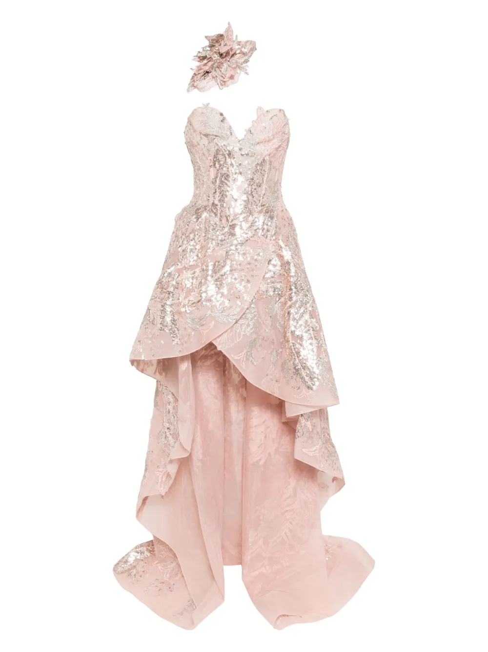 Вышитое макси-платье Saiid Kobeisy, розовый
Вышитое макси-платье Saiid Kobeisy, розовый