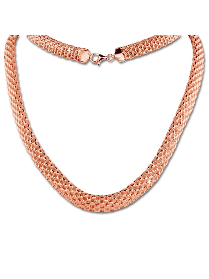 SilberDream Колье из серебра 925 пробы с золотым покрытием (333 проба розового золота), приблизительно 45 см
SilberDream Колье из серебра 925 пробы с золотым покрытием (333 проба розового золота), приблизительно 45 см