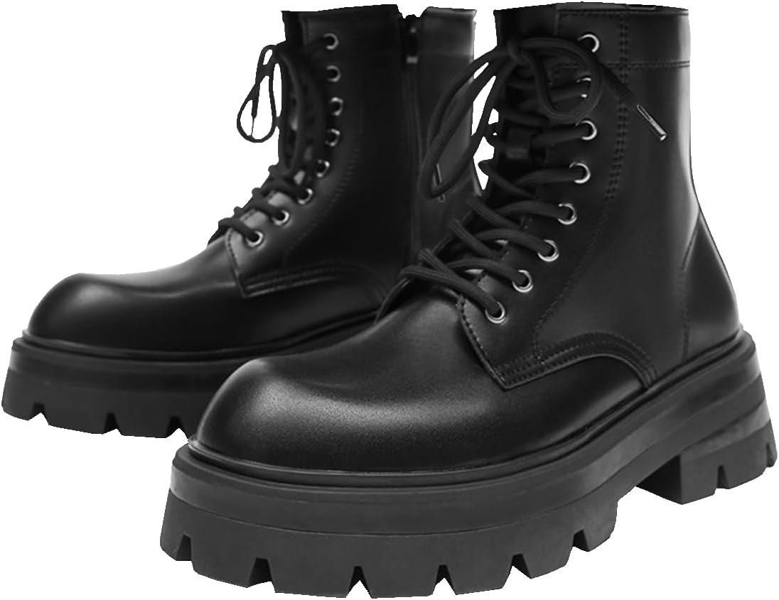 Мужские ботинки челси, удобные рабочие ботинки на платформе, кожаные высокие мотоциклетные ботинки на молнии Zhoupulp, черный
Мужские ботинки челси, удобные рабочие ботинки на платформе, кожаные высокие мотоциклетные ботинки на молнии Zhoupulp, черный