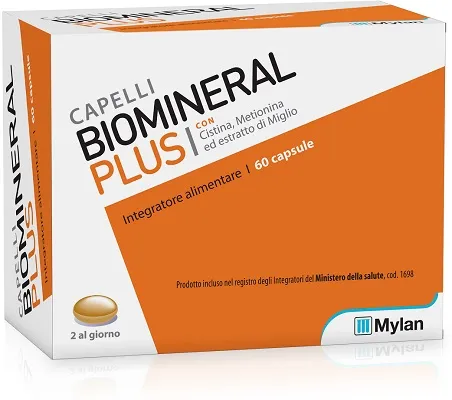 Biomineral Plus 60 капсул Добавка против выпадения волос
Biomineral Plus 60 капсул Добавка против выпадения волос