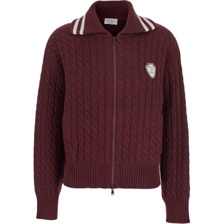 Мужской свитер Brunello Cucinelli, бордовый
Мужской свитер Brunello Cucinelli, бордовый