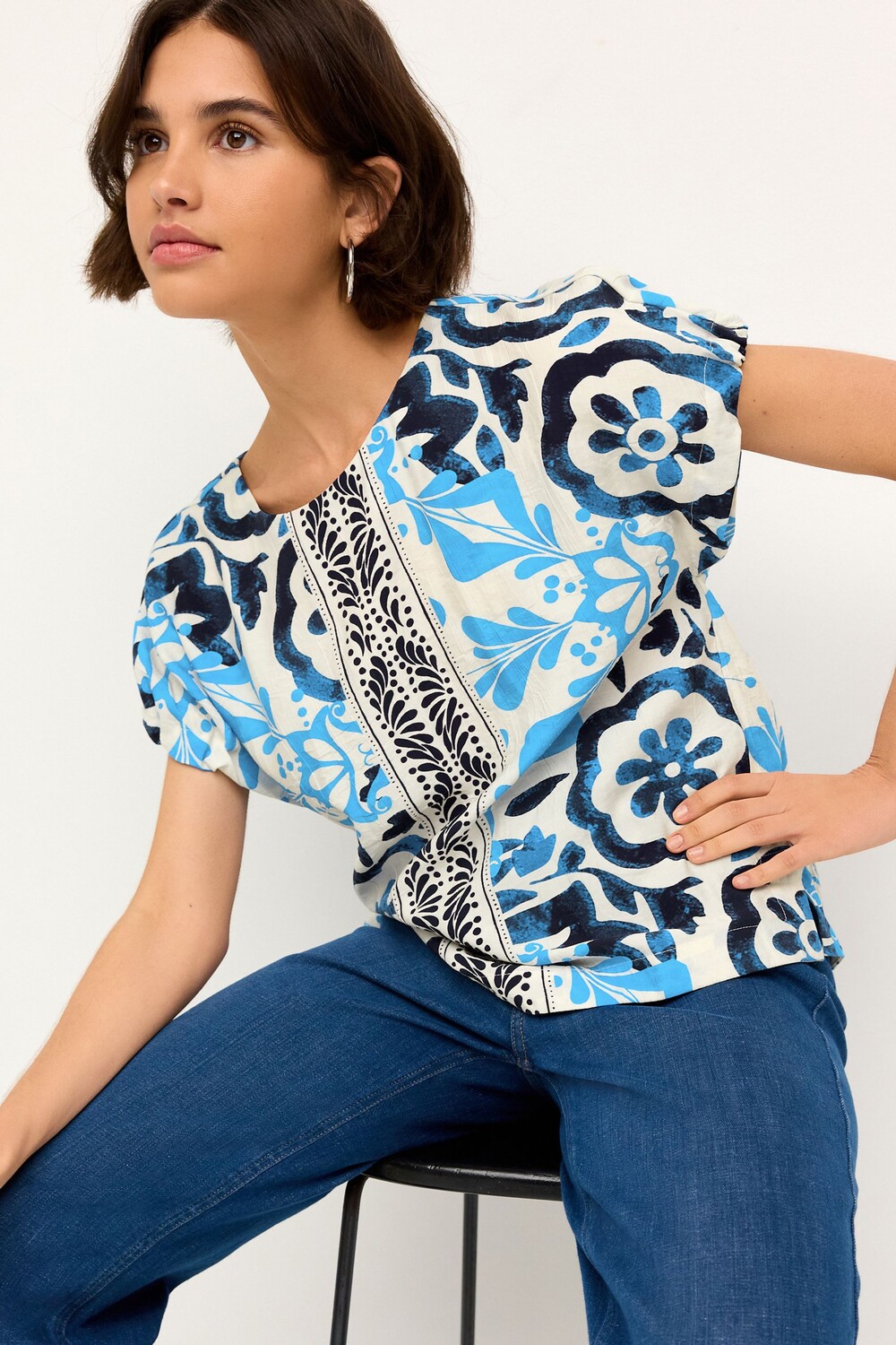 Фактурная футболка с короткими рукавами свободного кроя Next, синий
Фактурная футболка с короткими рукавами свободного кроя Next, синий