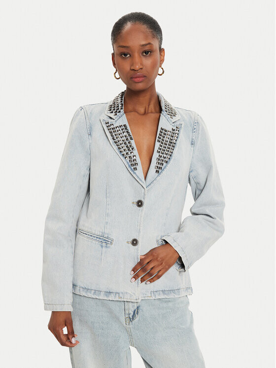 Куртка свободного кроя One Teaspoon, синий
Куртка свободного кроя One Teaspoon, синий