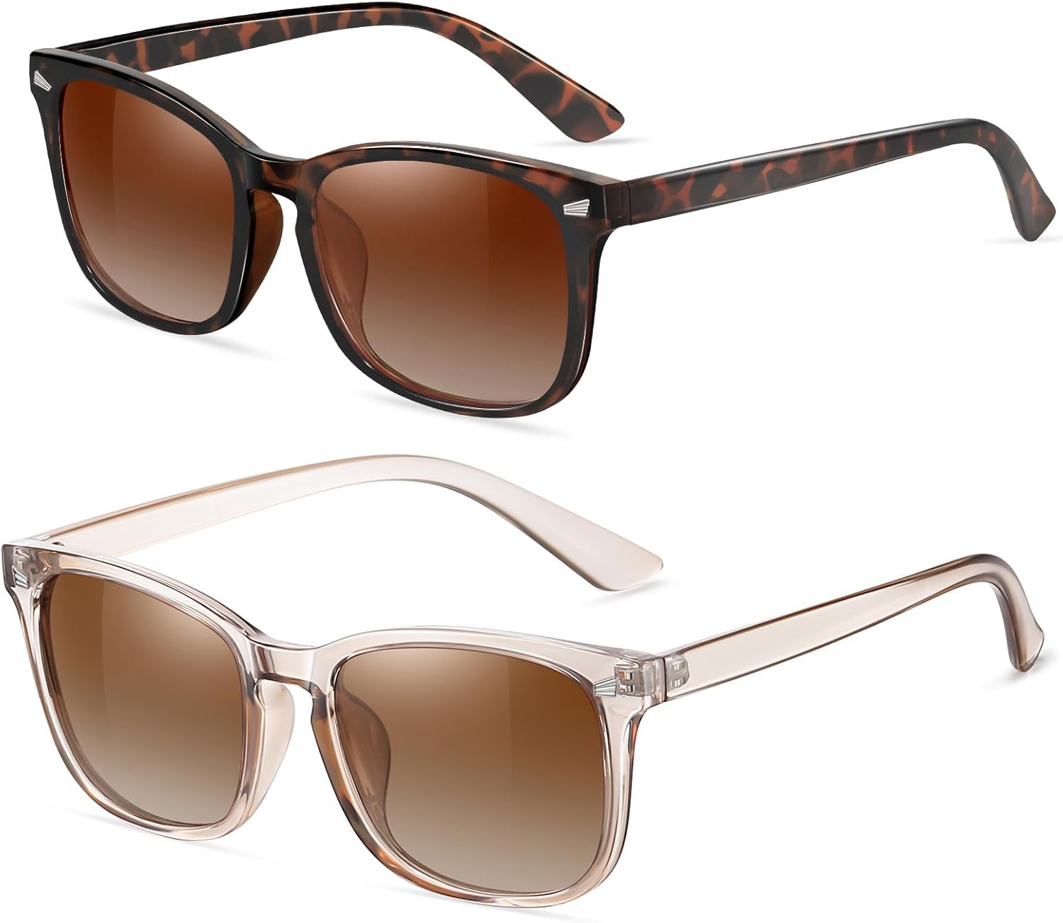 Поляризованные солнцезащитные очки FEIDUSUN для женщин и мужчин. Классические модные солнцезащитные очки с защитой от УФ-излучения, A02 Light Leopard / Gradient Tea + Light Tea / Gradient Tea
Поляризованные солнцезащитные очки FEIDUSUN для женщин и мужчин. Классические модные солнцезащитные очки с защитой от УФ-излучения, A02 Light Leopard / Gradient Tea + Light Tea / Gradient Tea