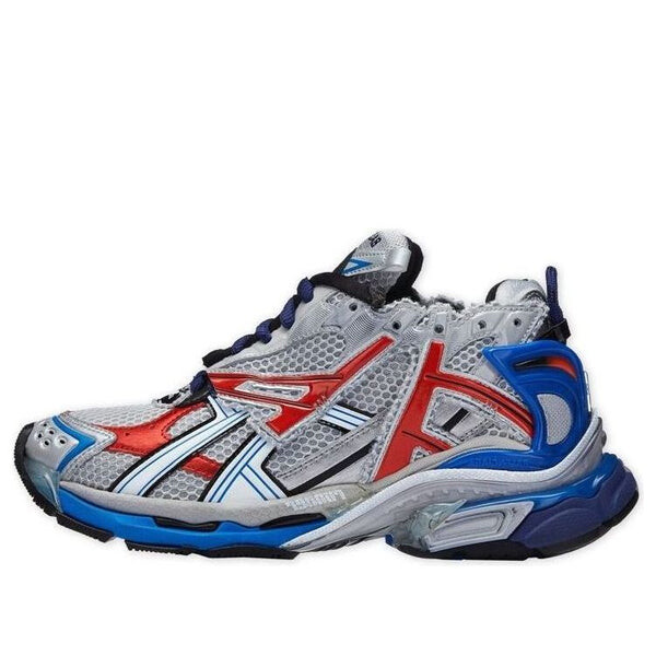 Кроссовки runner sneakers 'grey blue red mesh and nylon' Balenciaga, серый
Кроссовки runner sneakers 'grey blue red mesh and nylon' Balenciaga, серый