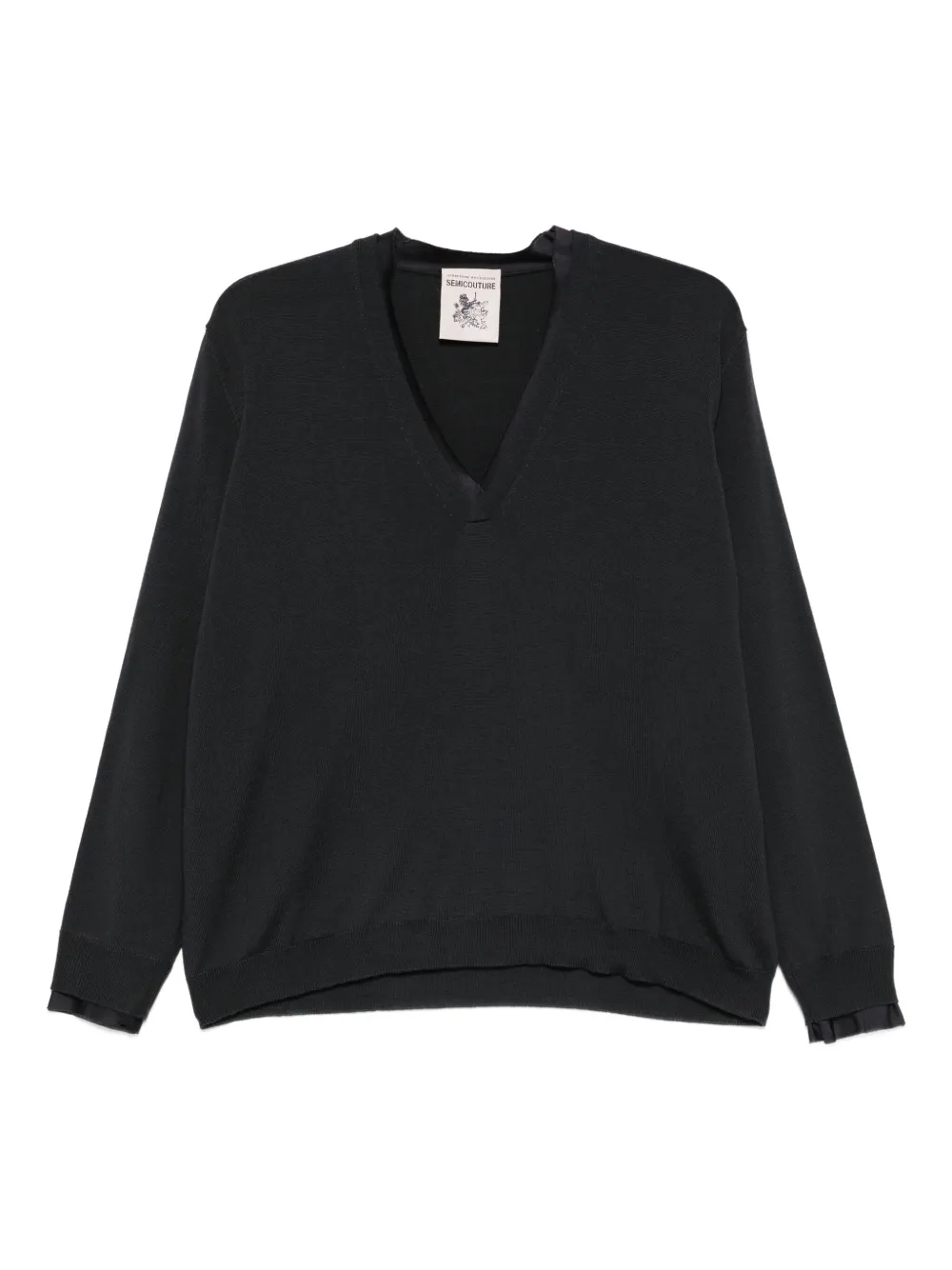 Свитер Leya с V-образным вырезом Semicouture, серый
Свитер Leya с V-образным вырезом Semicouture, серый