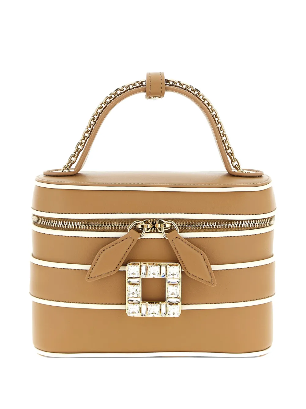 Мини-сумка Vanity Très Viver из кожи с квадратными кристаллами Roger Vivier, бежевый
Мини-сумка Vanity Très Viver из кожи с квадратными кристаллами Roger Vivier, бежевый