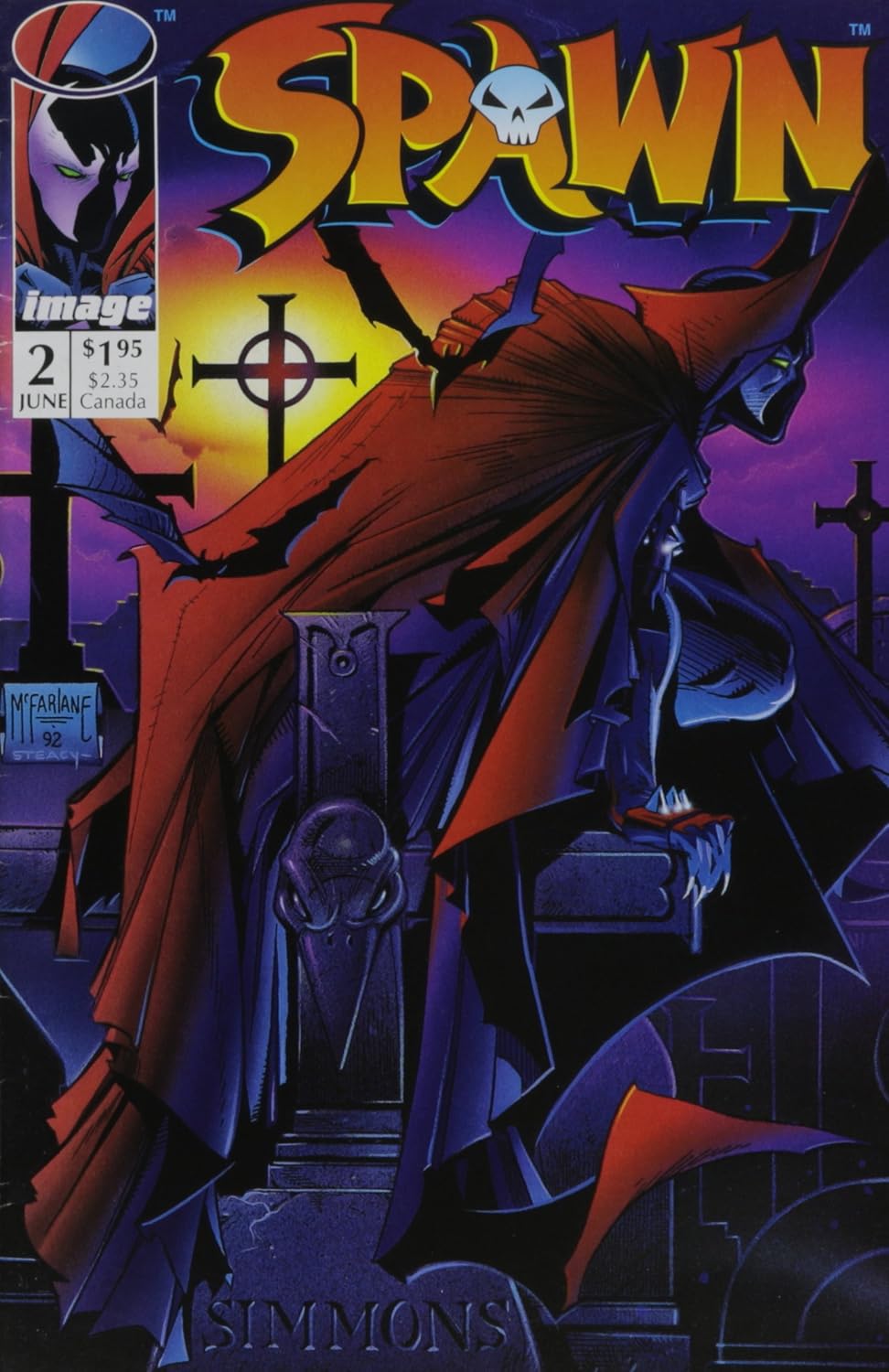 Spawn, #2 (Comic Book) (Questions Pt.2, Vol. 1) (Image Comics)
Spawn, #2 (Comic Book) (Questions Pt.2, Vol. 1) (Image Comics)
