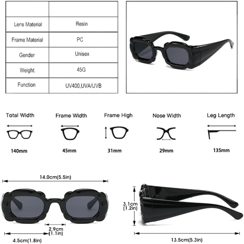 Женские солнцезащитные очки конфетных цветов UV400 с винтажным градиентом; мужские солнцезащитные очки с широкими дужками неправильной формы MTZJH, Black Gray
Женские солнцезащитные очки конфетных цветов UV400 с винтажным градиентом; мужские солнцезащитные очки с широкими дужками неправильной формы MTZJH, Black Gray