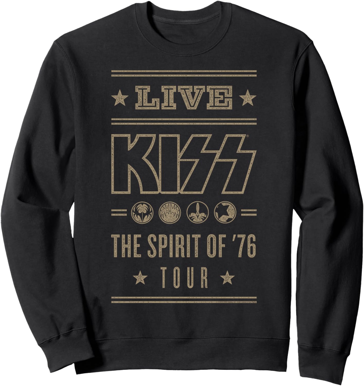 Толстовка KISS - The Spirit of '76 Tour, черный
Толстовка KISS - The Spirit of '76 Tour, черный