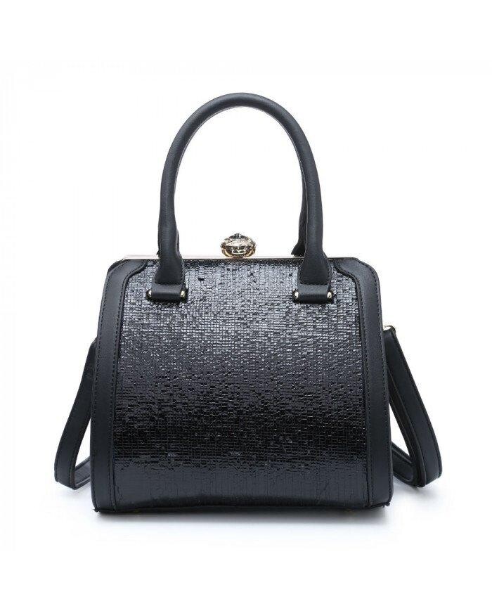 Сумка через плечо в твердом футляре из металлической рыбьей чешуи JFY, черный
Сумка через плечо в твердом футляре из металлической рыбьей чешуи JFY, черный