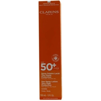 Clarins Солнцезащитный лосьон-спрей с очень высокой степенью защиты SPF50 150 мл
Clarins Солнцезащитный лосьон-спрей с очень высокой степенью защиты SPF50 150 мл