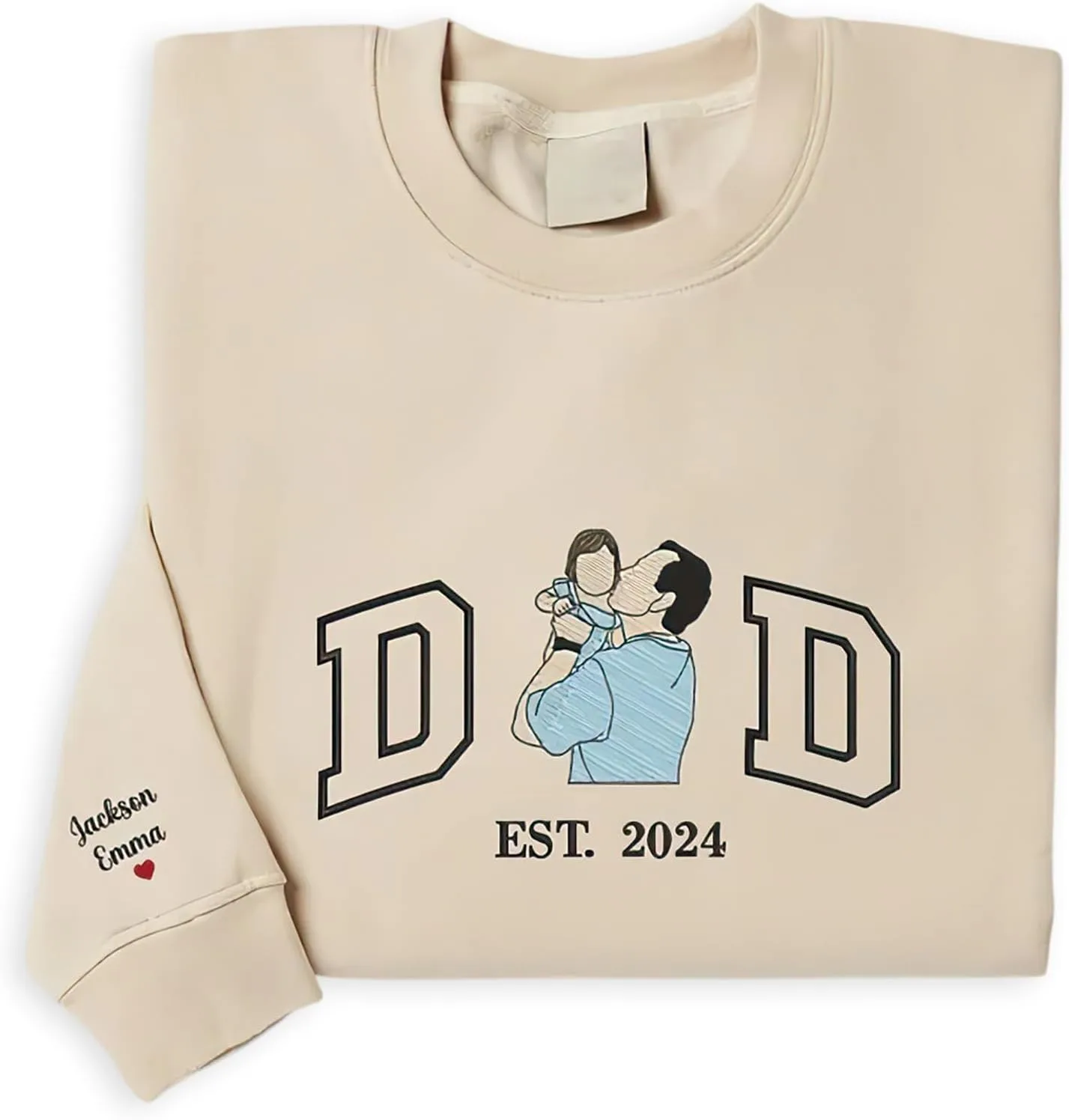 IZI POD - худи с вышивкой имен детей для папы, дедушки
IZI POD - худи с вышивкой имен детей для папы, дедушки