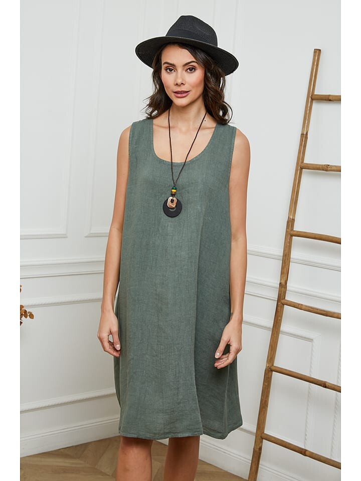 Длинное платье La Compagnie Du Lin Leinen, хаки
Длинное платье La Compagnie Du Lin Leinen, хаки