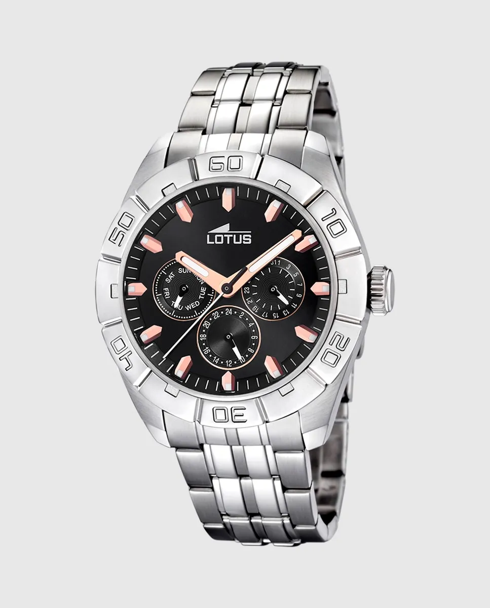 Мужские часы 15814/C в серебристо-стальном корпусе LOTUS, серебряный
Мужские часы 15814/C в серебристо-стальном корпусе LOTUS, серебряный