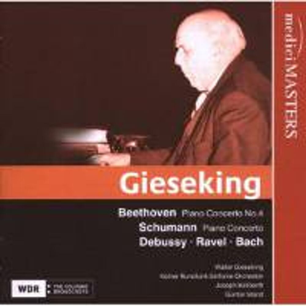 Диск CD Gieseking Plays Beethoven, Schumann, Debussy, Ravel & Bach - Walter Gieseking, Günter Wand, Joseph Keilberth, Kölner Rundfunkorchester
Диск CD Gieseking Plays Beethoven, Schumann, Debussy, Ravel & Bach - Walter Gieseking, Günter Wand, Joseph Keilberth, Kölner Rundfunkorchester
