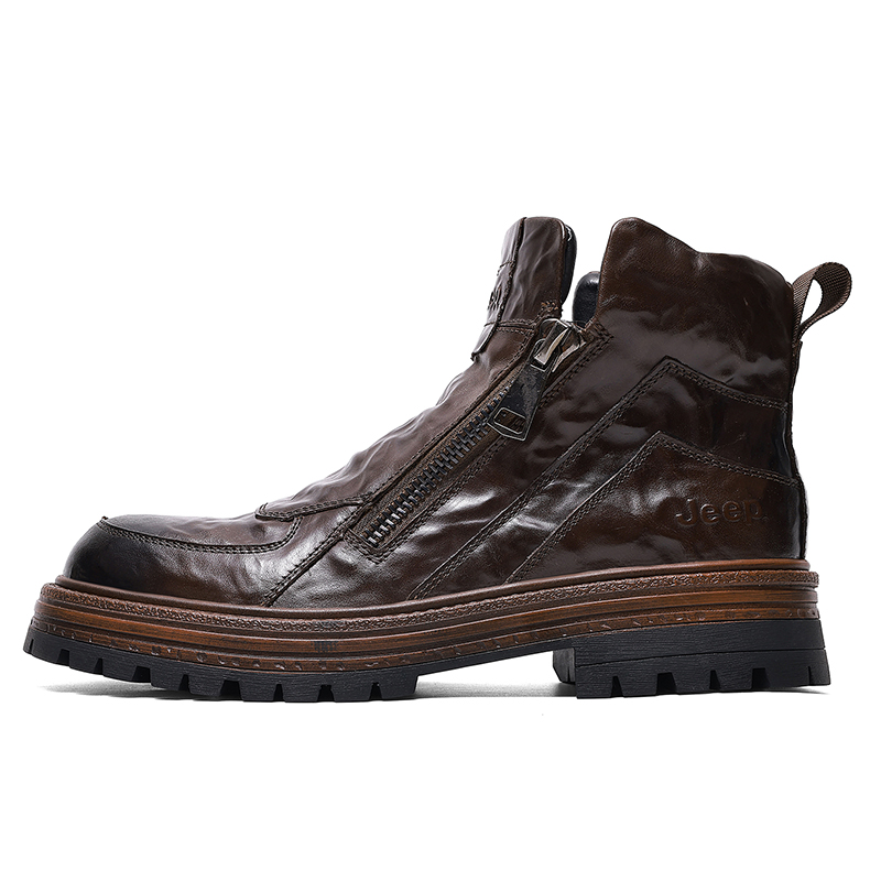 Ботинки тактические мужские High Top из кожи Top Grain Cow, устойчивые к истиранию Jeep, темно-коричневый
Ботинки тактические мужские High Top из кожи Top Grain Cow, устойчивые к истиранию Jeep, темно-коричневый