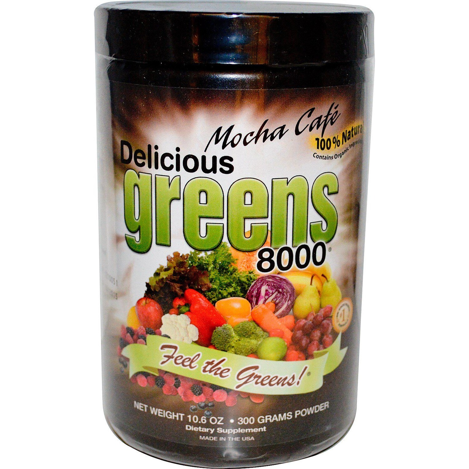 Greens World Вкусная зелень 8000 кофе мокко 10,6 унции (300 г)
Greens World Вкусная зелень 8000 кофе мокко 10,6 унции (300 г)