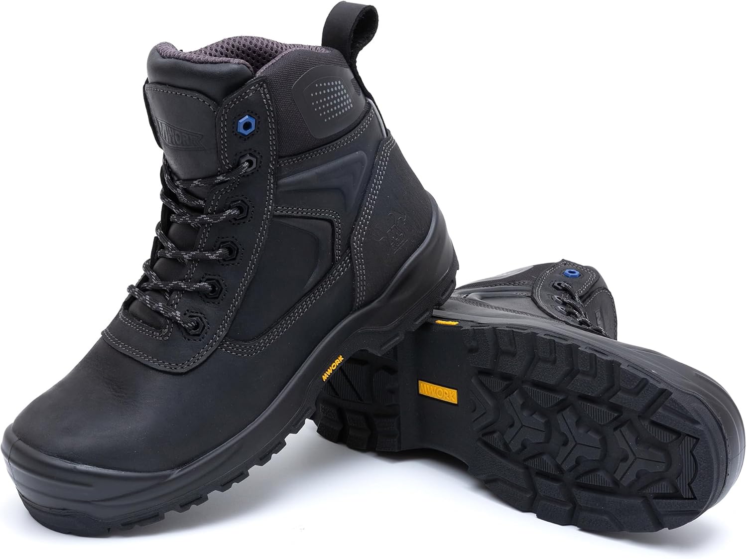 Защитные ботинки MWORK 6 для мужчин, водоотталкивающие, с композитным носком, устойчивые к проколам, антискользящие, без металла, соответствуют стандарту ASTM F2413-18, удобные и долговечные MW9276, черный
Защитные ботинки MWORK 6 для мужчин, водоотталкивающие, с композитным носком, устойчивые к проколам, антискользящие, без металла, соответствуют стандарту ASTM F2413-18, удобные и долговечные MW9276, черный