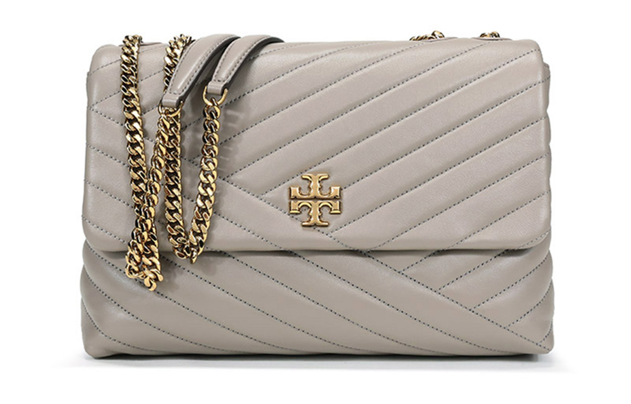 TORY BURCH Кожаная сумка через плечо Тубэс женская серая
TORY BURCH Кожаная сумка через плечо Тубэс женская серая