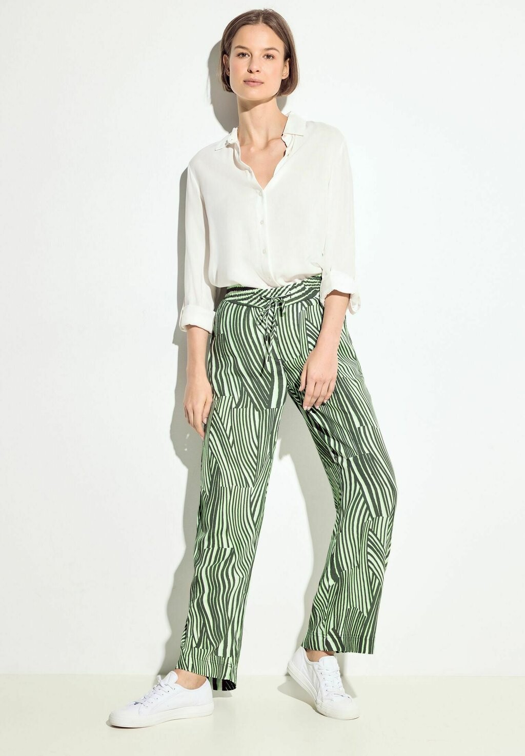 Брюки WIDE LEG Cecil, зеленый
Брюки WIDE LEG Cecil, зеленый