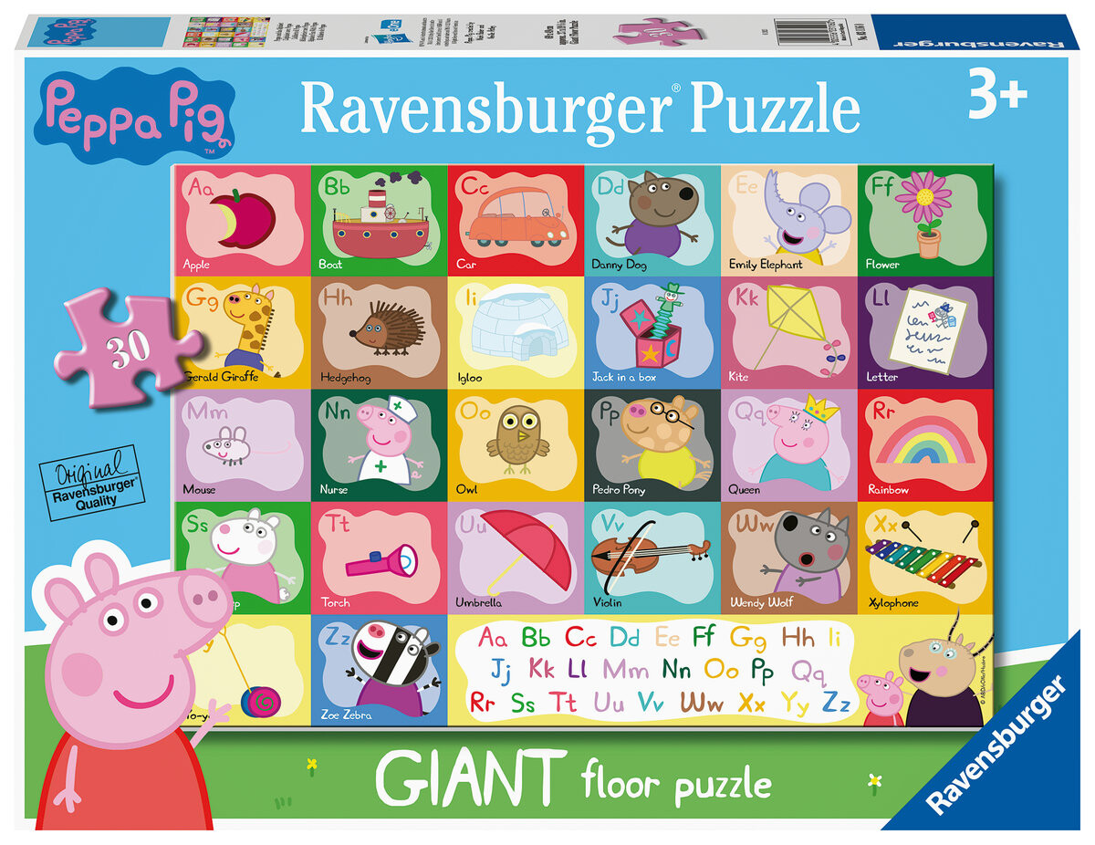 Ravensburger, пазл, Великан, Свинка Пеппа, 24 шт.
Ravensburger, пазл, Великан, Свинка Пеппа, 24 шт.