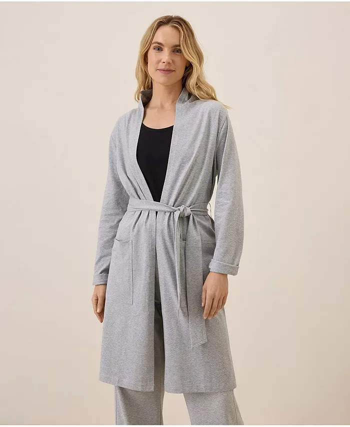 Женский удлиненный кардиган для отдыха из органического хлопка Cool Stretch Pact, серый
Женский удлиненный кардиган для отдыха из органического хлопка Cool Stretch Pact, серый