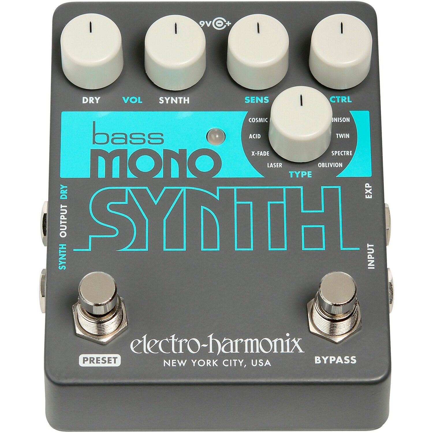 Педаль басовых эффектов Electro-Harmonix Bass Mono Synth
Педаль басовых эффектов Electro-Harmonix Bass Mono Synth