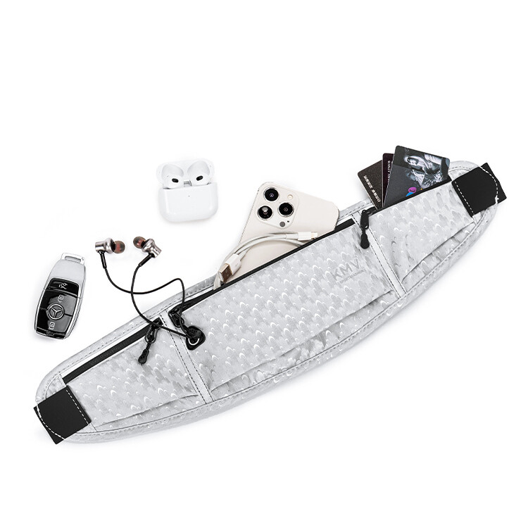 Поясная сумка унисекс Kmv, Водная рябь серебро
Поясная сумка унисекс Kmv, Водная рябь серебро