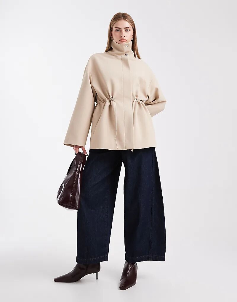 Блейзер ASOS DESIGN с воротником-стойкой и завязкой на талии цвета верблюжьей шерсти
Блейзер ASOS DESIGN с воротником-стойкой и завязкой на талии цвета верблюжьей шерсти