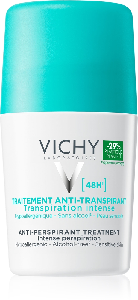 Дезодорант-Антиперспирант 48 часов действия, роликовый, для уменьшения чрезмерного потоотделения Vichy, 48h 50 мл
Дезодорант-Антиперспирант 48 часов действия, роликовый, для уменьшения чрезмерного потоотделения Vichy, 48h 50 мл
