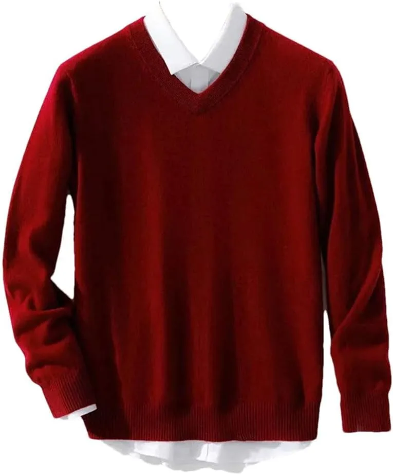 Мужской теплый свитер V-образным вырезом, вязаный, осень-зима, шерсть, плюс размер
Мужской теплый свитер V-образным вырезом, вязаный, осень-зима, шерсть, плюс размер