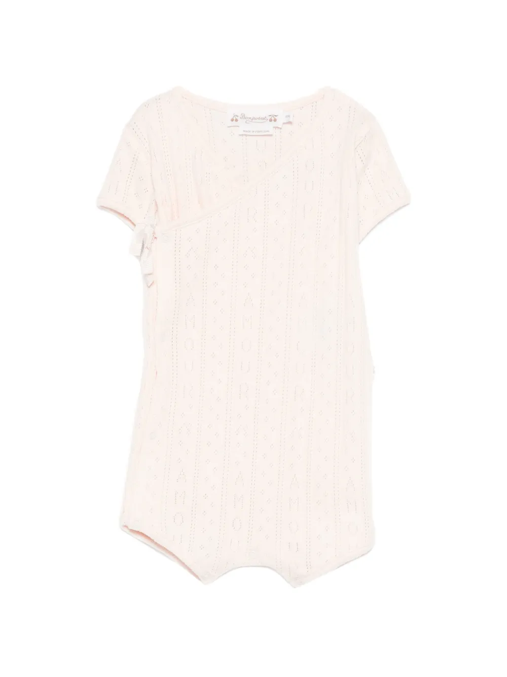 Боди с короткими рукавами и лентами Bonpoint, розовый
Боди с короткими рукавами и лентами Bonpoint, розовый