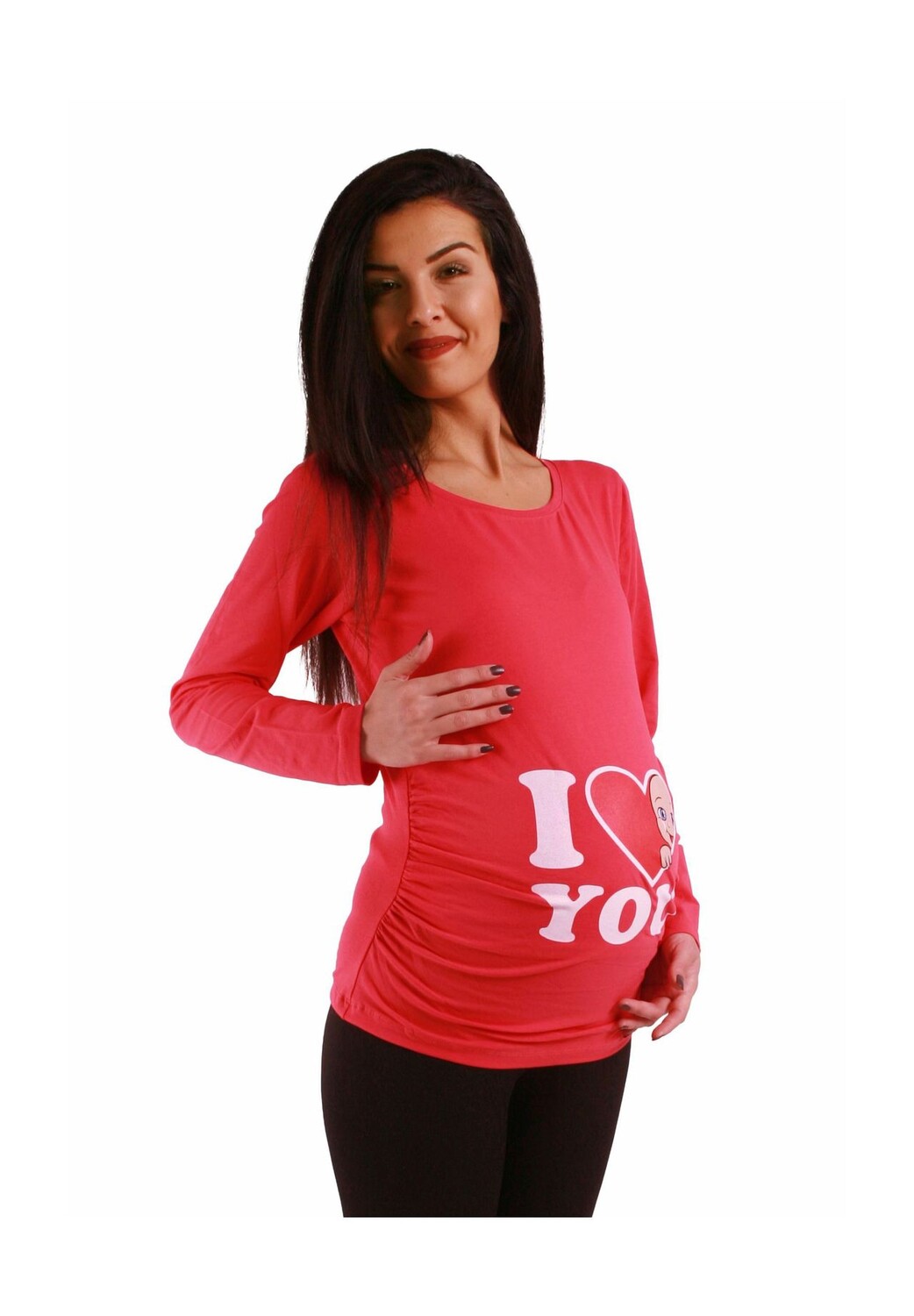 Рубашка для беременных с длинными рукавами и мотивом I Love You M.M.C., цвет Koralle
Рубашка для беременных с длинными рукавами и мотивом I Love You M.M.C., цвет Koralle