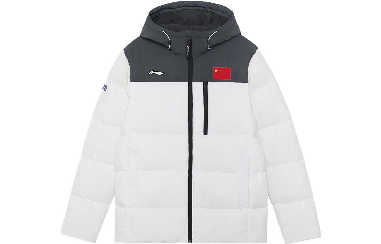 Пуховик для мужчин Table Tennis Series White Lining, белый 
Пуховик для мужчин Table Tennis Series White Lining, белый