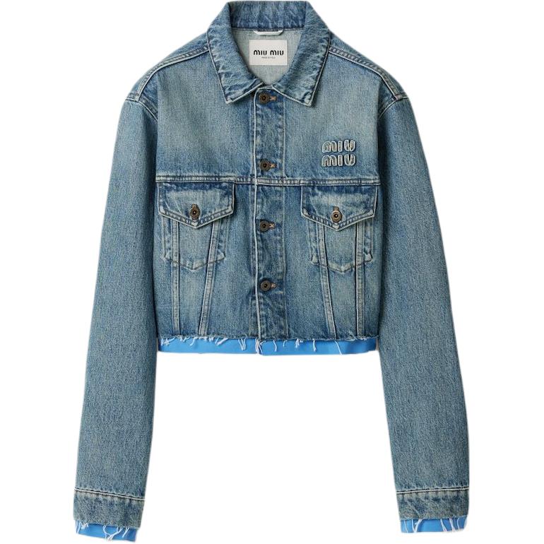 MIU MIU Джинсовая куртка, Sapphire Blue 
MIU MIU Джинсовая куртка, Sapphire Blue
