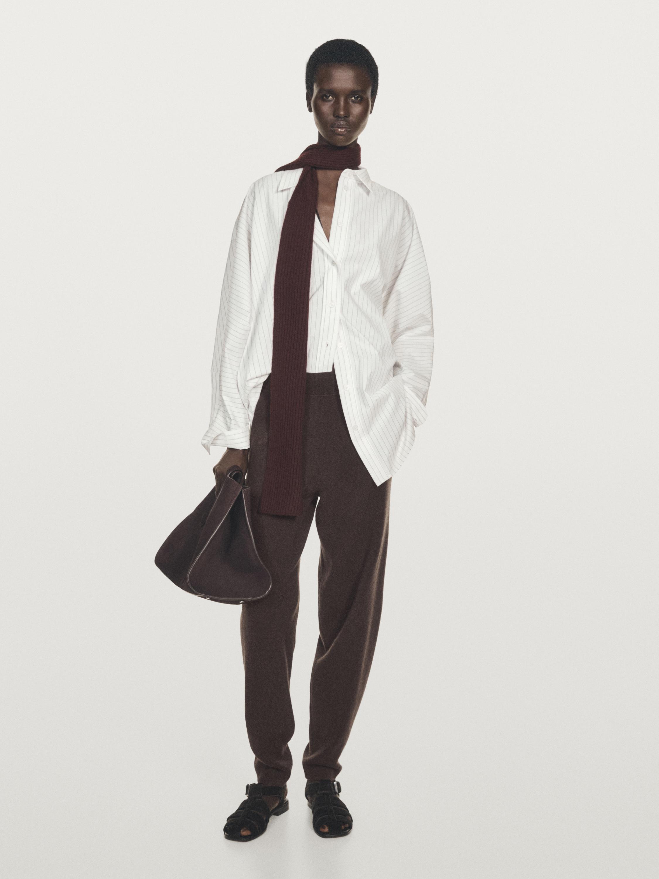 Брюки-Баллоны из 100% кашемира Massimo Dutti, коричневый
Брюки-Баллоны из 100% кашемира Massimo Dutti, коричневый