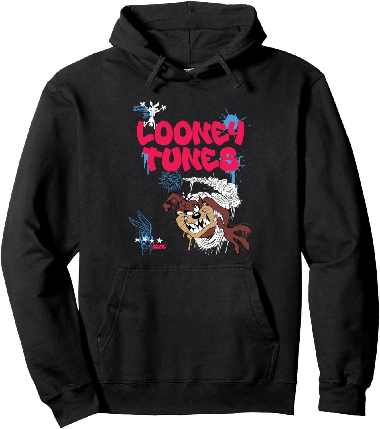 Худи Таза из мультфильмов Looney Tunes, черный
Худи Таза из мультфильмов Looney Tunes, черный