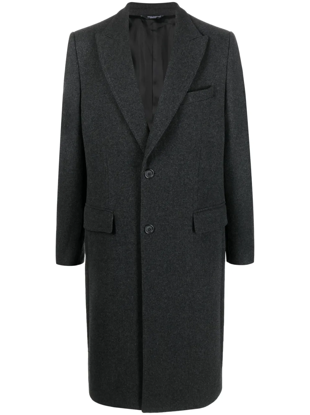 Однобортное пальто Dolce & Gabbana, серый
Однобортное пальто Dolce & Gabbana, серый
