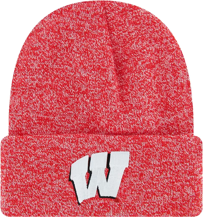 Шапка-бини League-Legacy для взрослых Wisconsin Badgers с красным логотипом и вязаными манжетами
Шапка-бини League-Legacy для взрослых Wisconsin Badgers с красным логотипом и вязаными манжетами