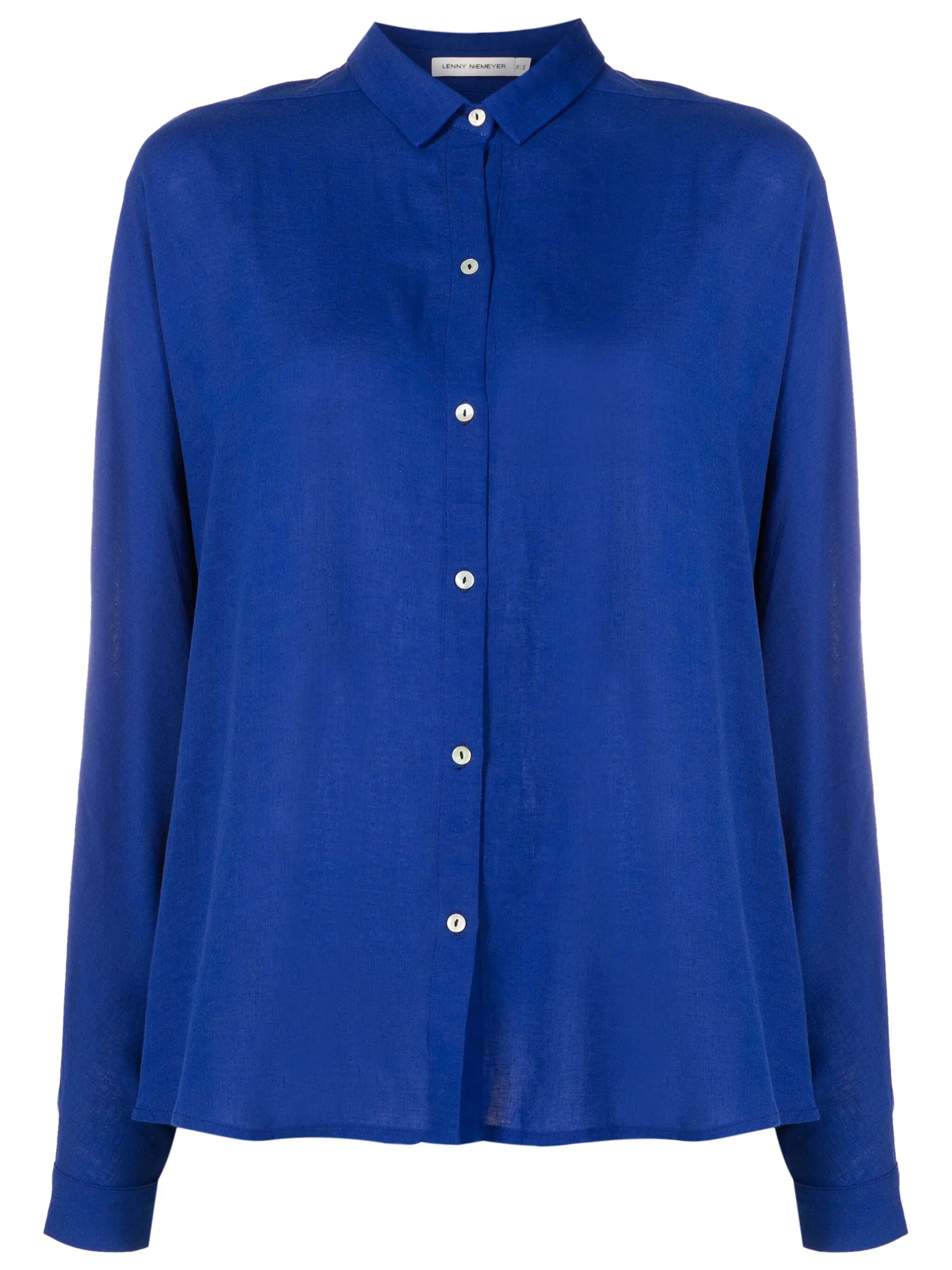 Рубашка с длинными рукавами и сборками Lenny Niemeyer, синий
Рубашка с длинными рукавами и сборками Lenny Niemeyer, синий