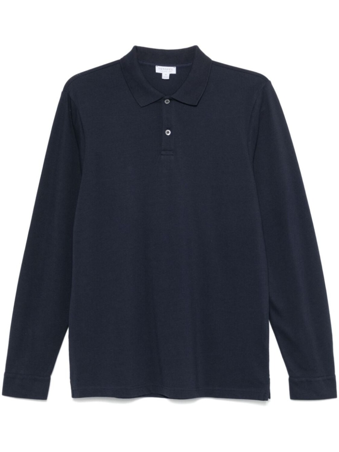 Рубашка-поло из пике с длинными рукавами Sunspel, синий
Рубашка-поло из пике с длинными рукавами Sunspel, синий