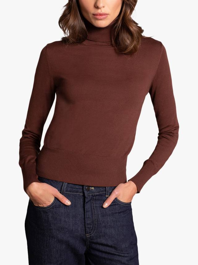 Джемпер с круглым вырезом тонкой вязки Celtic & Co., коричневый
Джемпер с круглым вырезом тонкой вязки Celtic & Co., коричневый