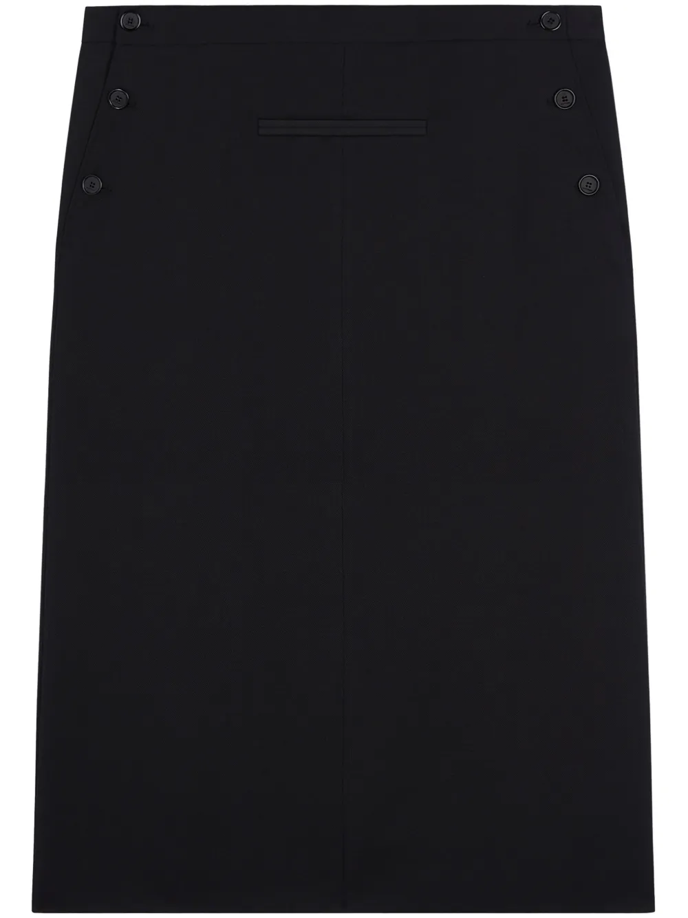 Шерстяная юбка с карманом спереди Courrèges, черный
Шерстяная юбка с карманом спереди Courrèges, черный