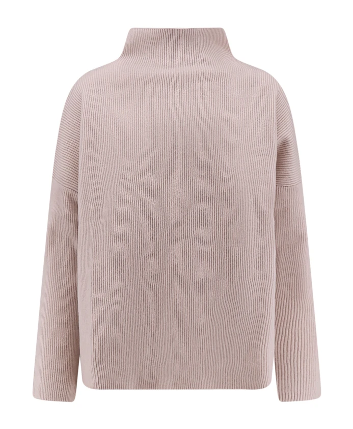 Вязаный свитер с высоким воротником в рубчик Alessandro Aste, белый
Вязаный свитер с высоким воротником в рубчик Alessandro Aste, белый