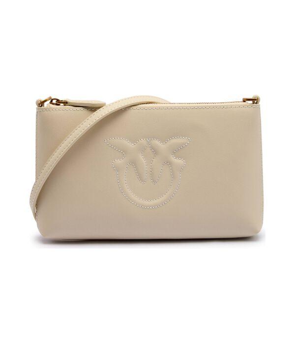 Кожаная сумочка плоская горизонтальная мини Pinko, экрю
Кожаная сумочка плоская горизонтальная мини Pinko, экрю